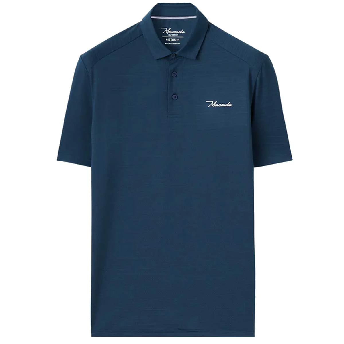 MACADE Flight Polo Shirt – Men's - Steel Blue - Image 5