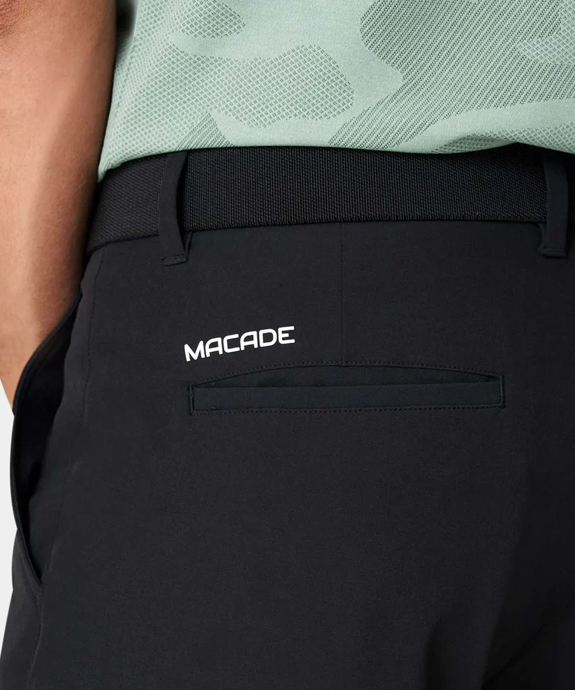 MACADE Men’s Four-Way Stretch Golf Joggers – Tapered Performance Fit – Black - Image 2