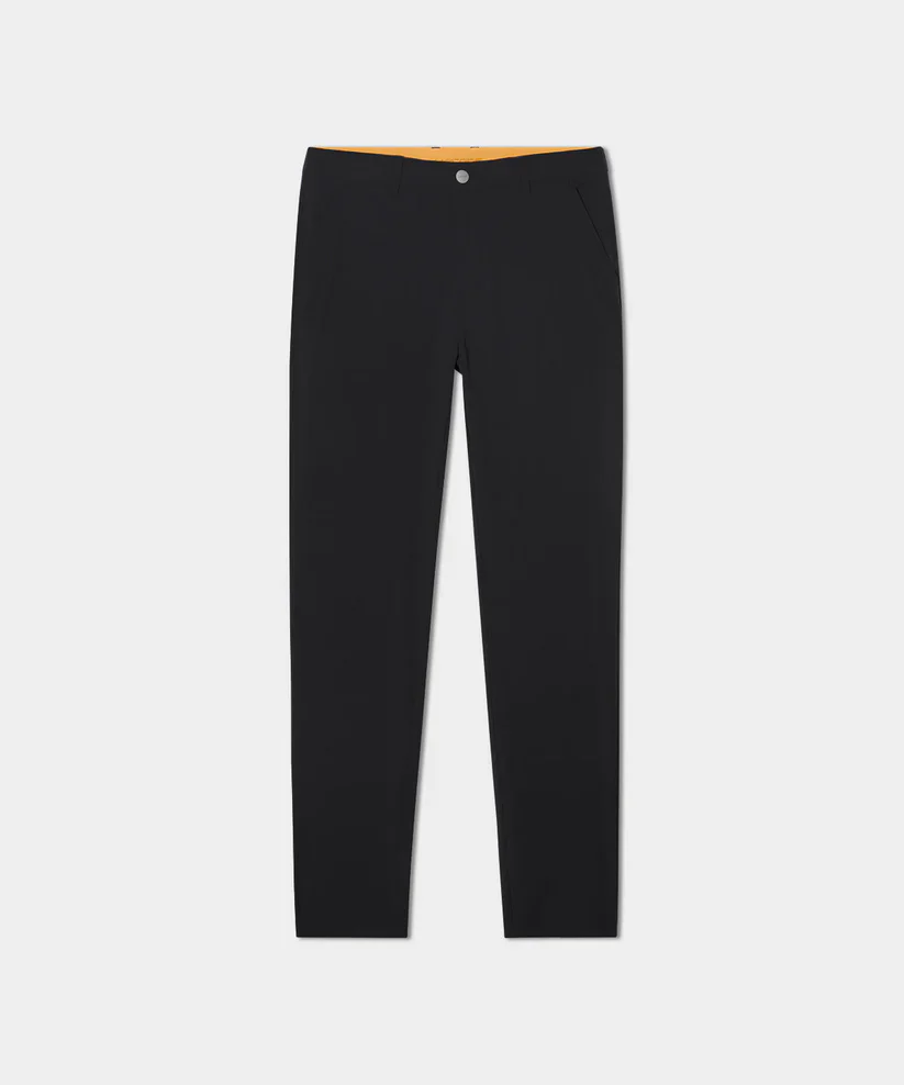MACADE Men's Lightweight Golf Trousers – Technical Stretch Tapered Fit - Black - Image 6
