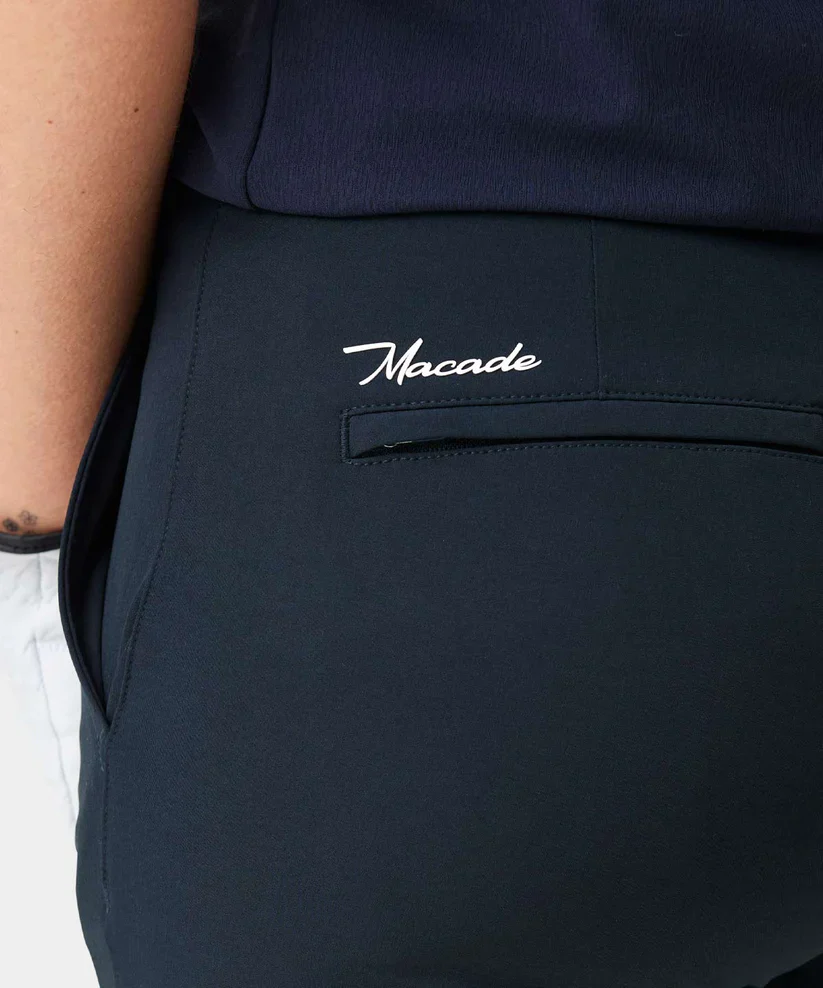 MACADE Women’s Four-Way Stretch Golf Joggers – Tapered Athletic Fit – Dark Blue - Image 4