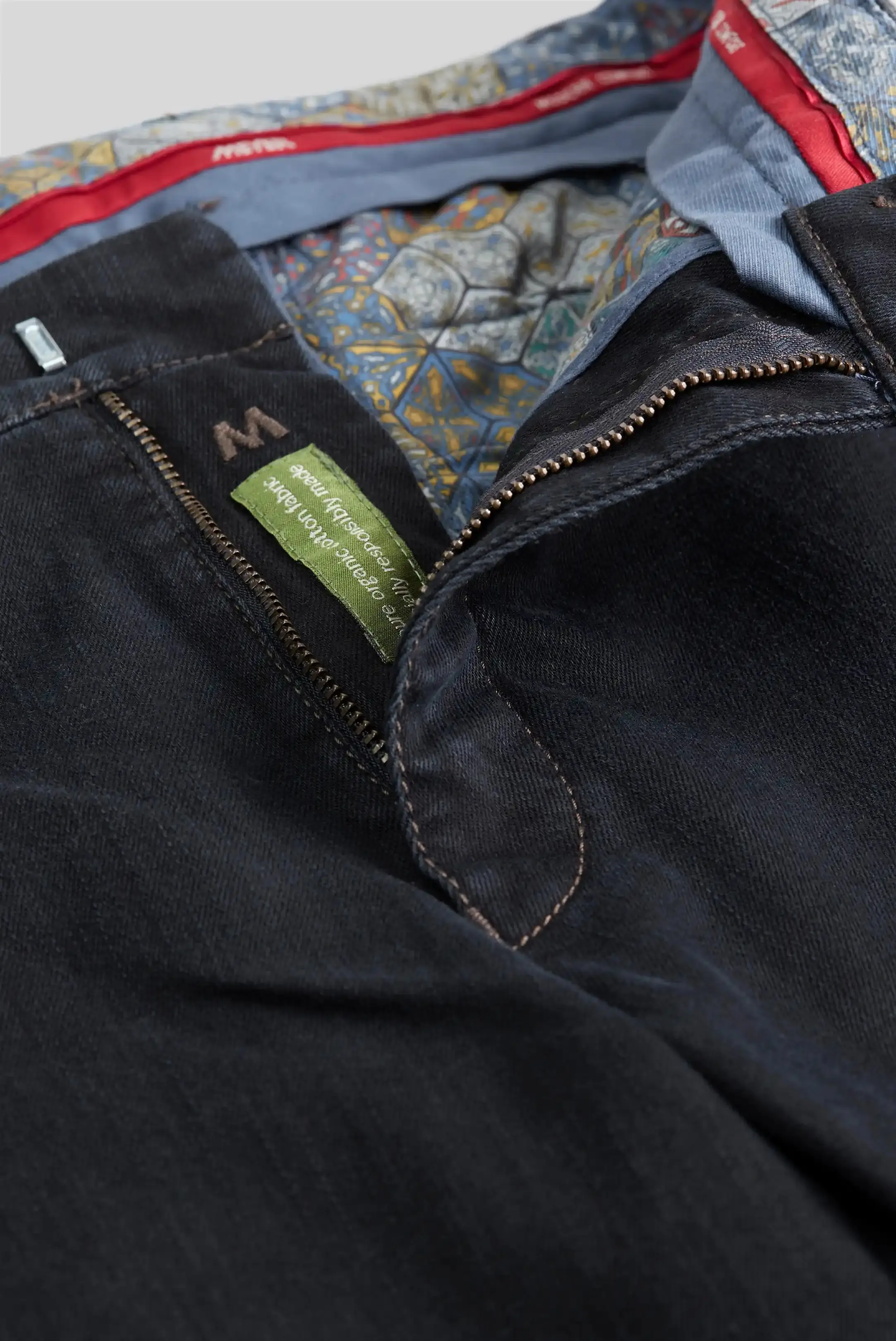 MEYER Roma Denim Trousers - 629 Stretch Core Spun - Navy - Image 6