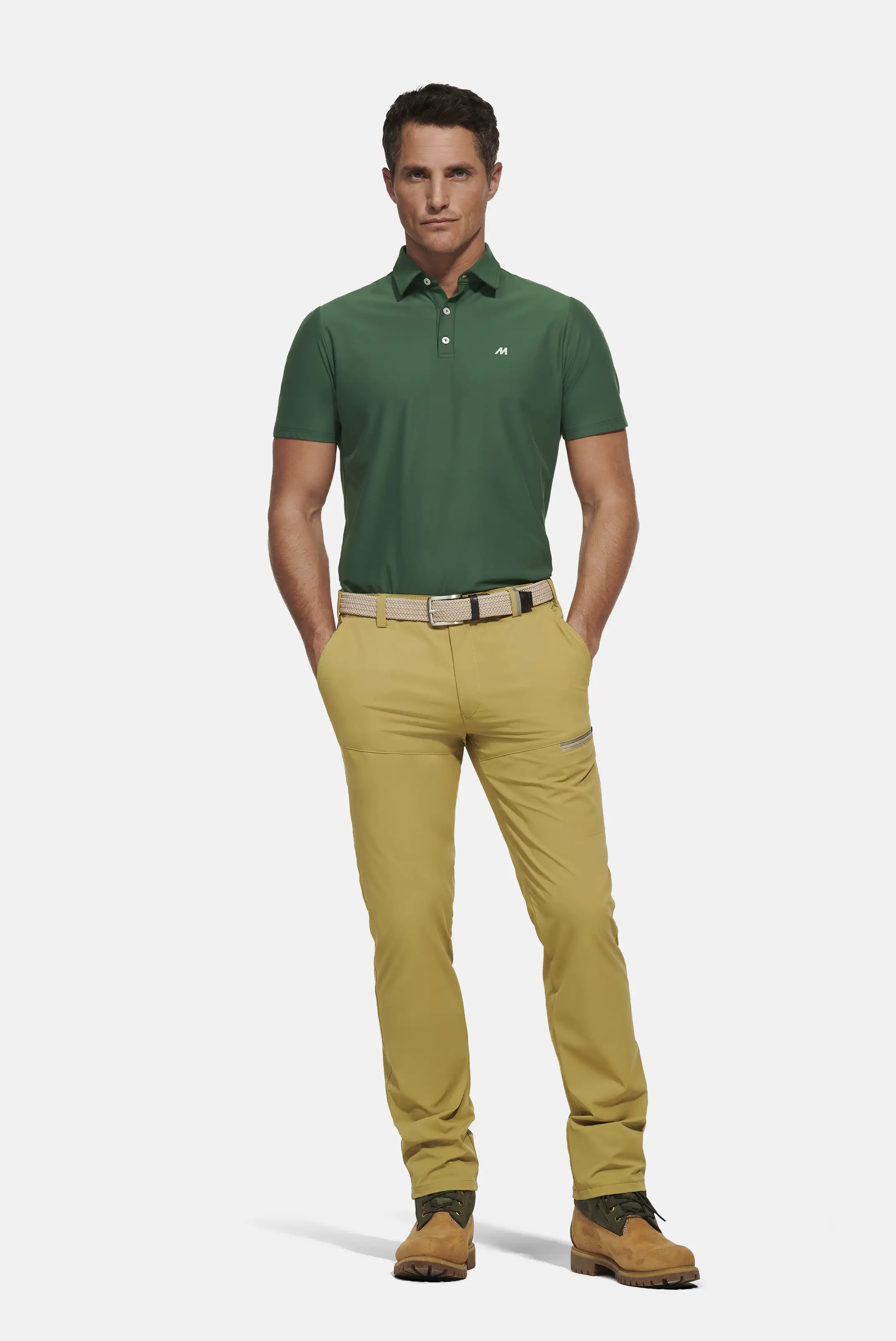 MEYER Golf Polo Shirt - Tiger 9005 Performance Active - Green - Image 3