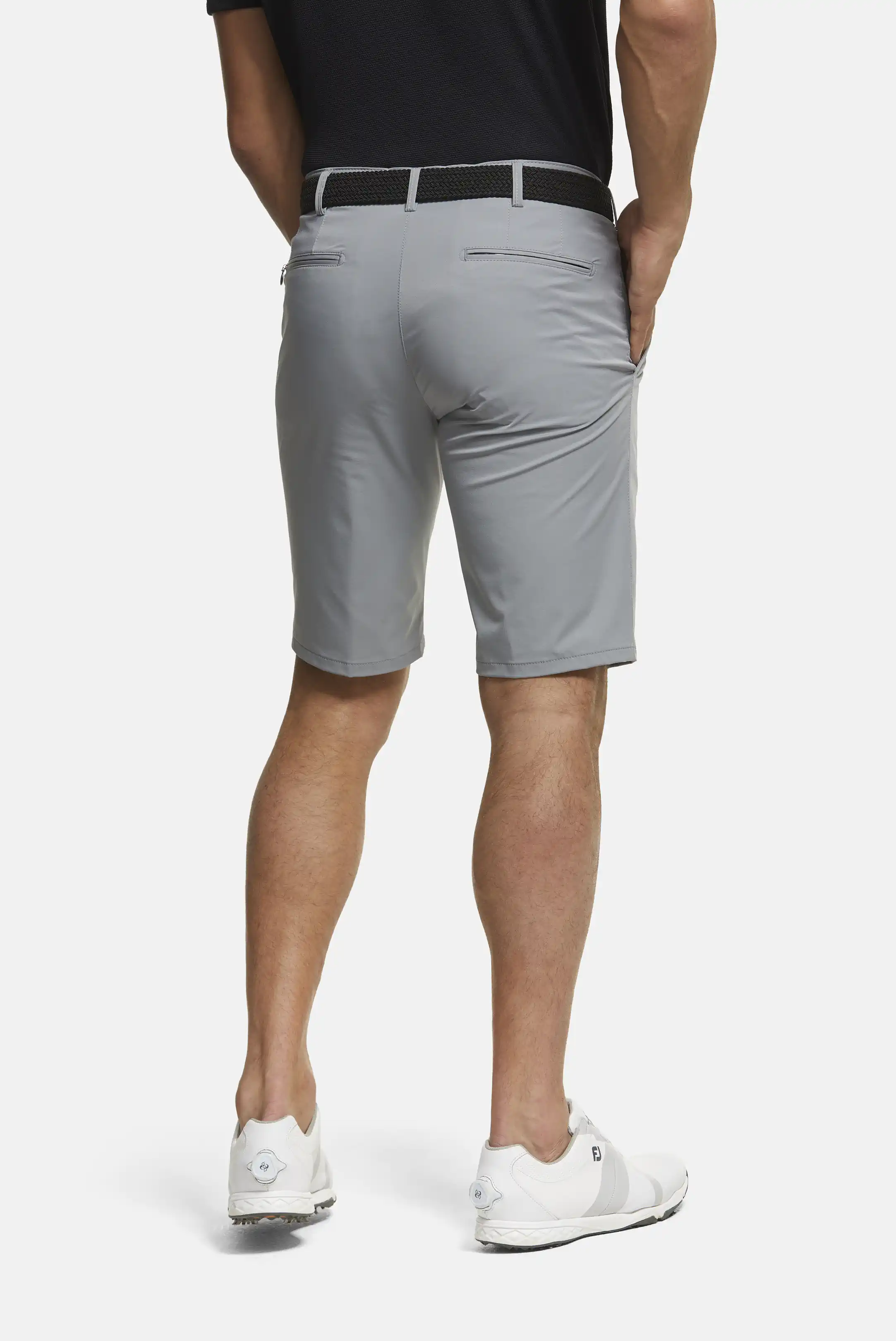 MEYER Golf Shorts - St. Andrews 8070 High Performance Stretch - Grey - Image 4