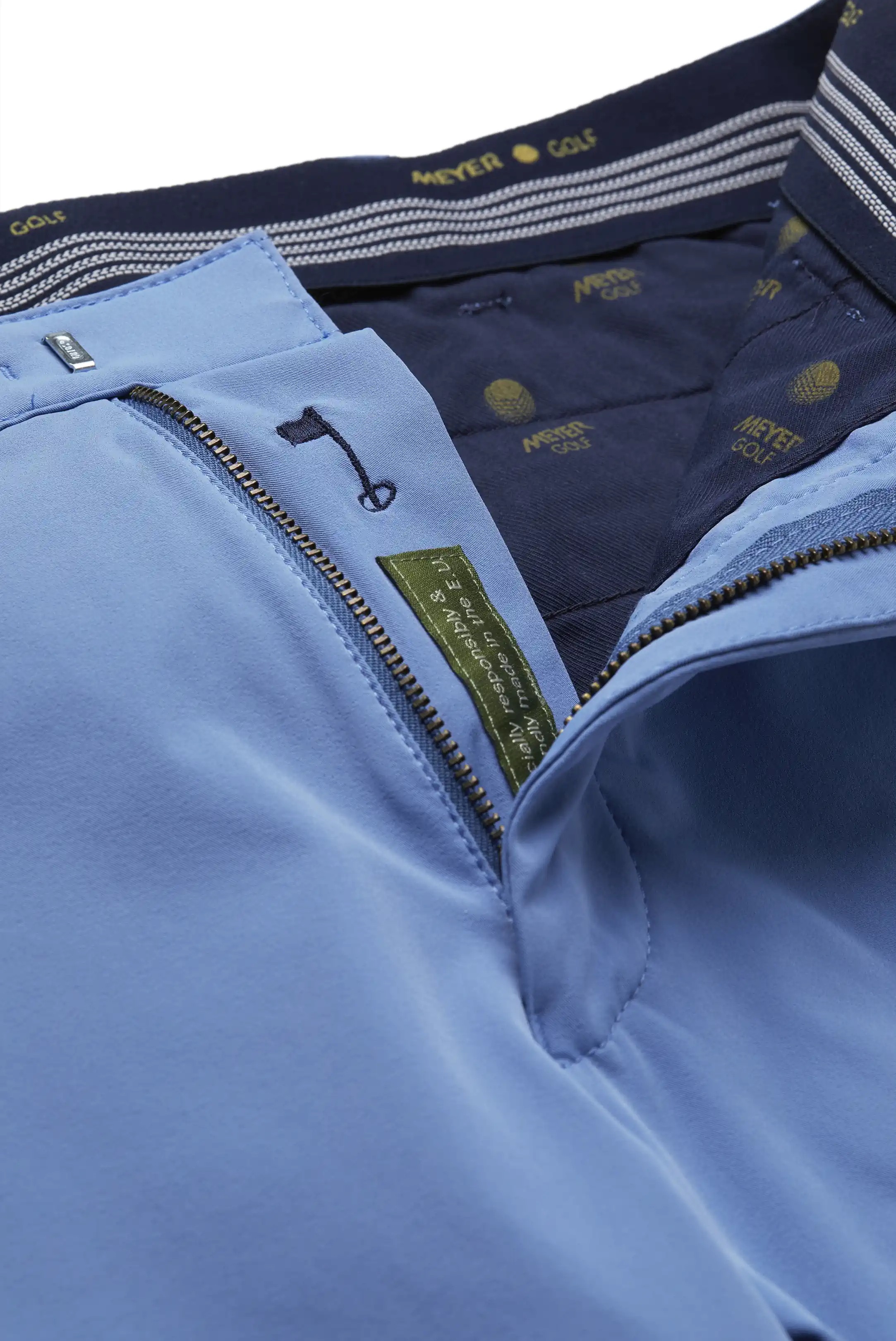 MEYER Golf Shorts - St. Andrews 8070 High Performance Stretch - Light Blue - Image 6