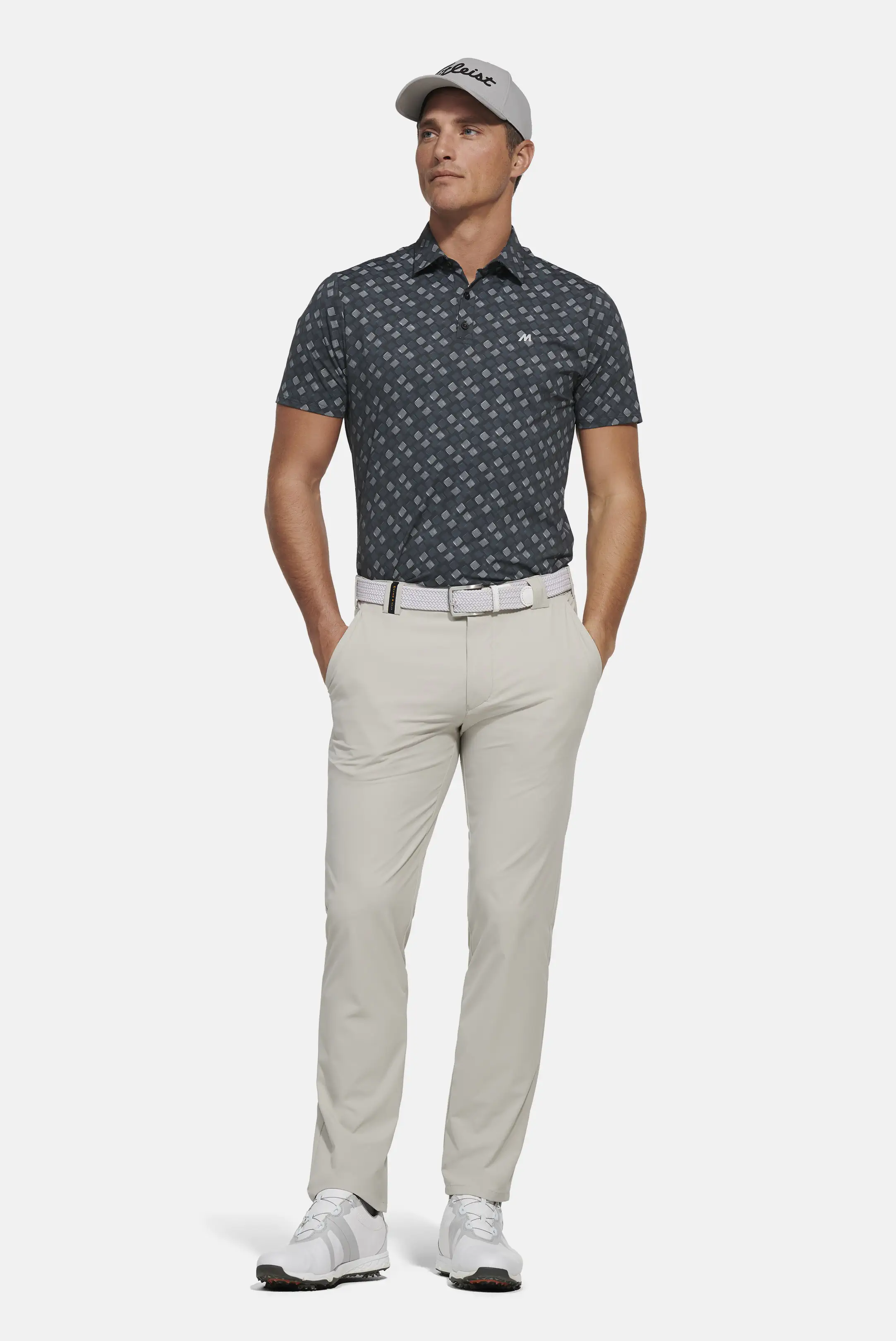 MEYER Golf Trousers - Augusta 8070 High Performance Stretch - Beige - Image 5