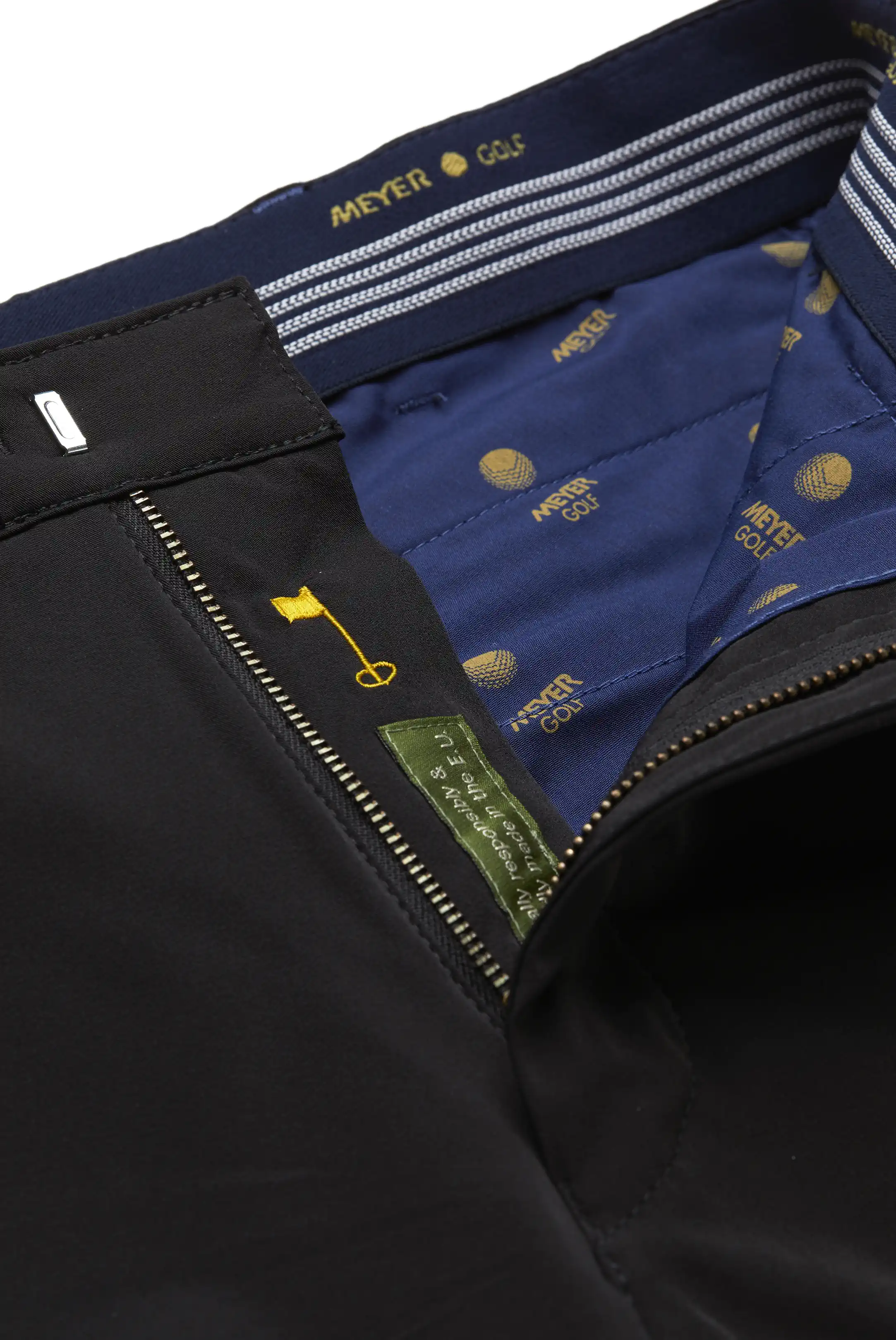 MEYER Golf Trousers - Augusta 8070 High Performance Stretch - Black - Image 6