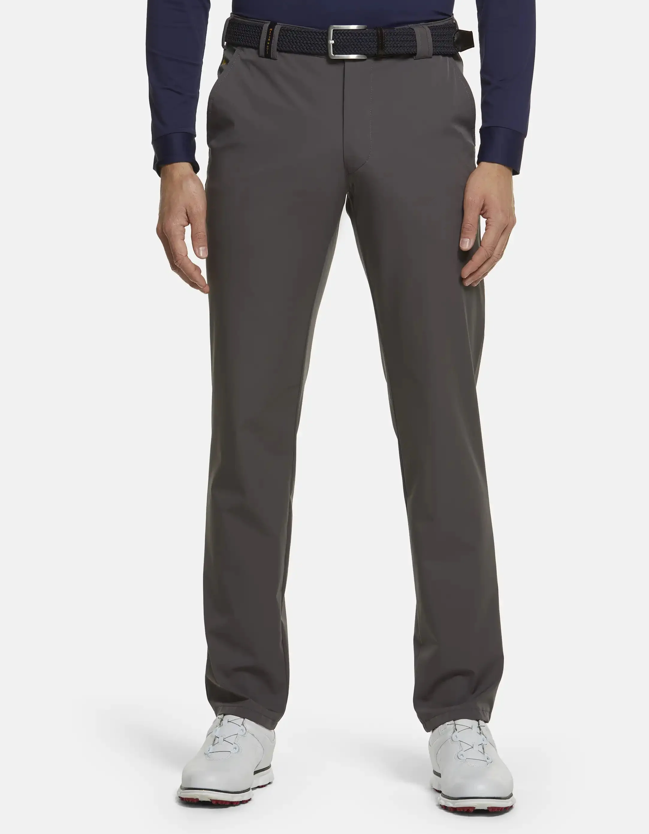 MEYER Golf Trousers - Augusta 8070 High Performance Stretch - Dark Grey