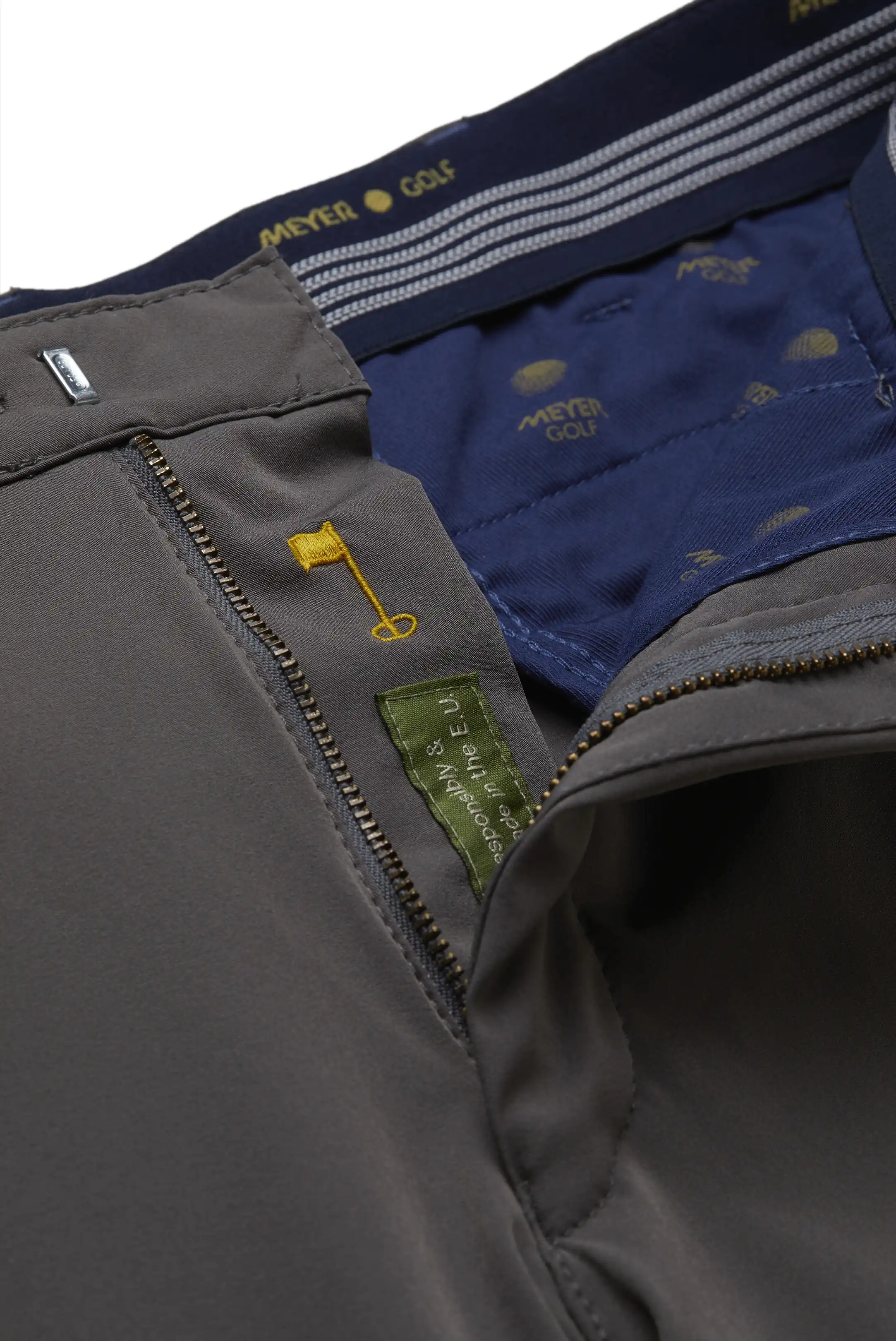 MEYER Golf Trousers - Augusta 8070 High Performance Stretch - Dark Grey - Image 6