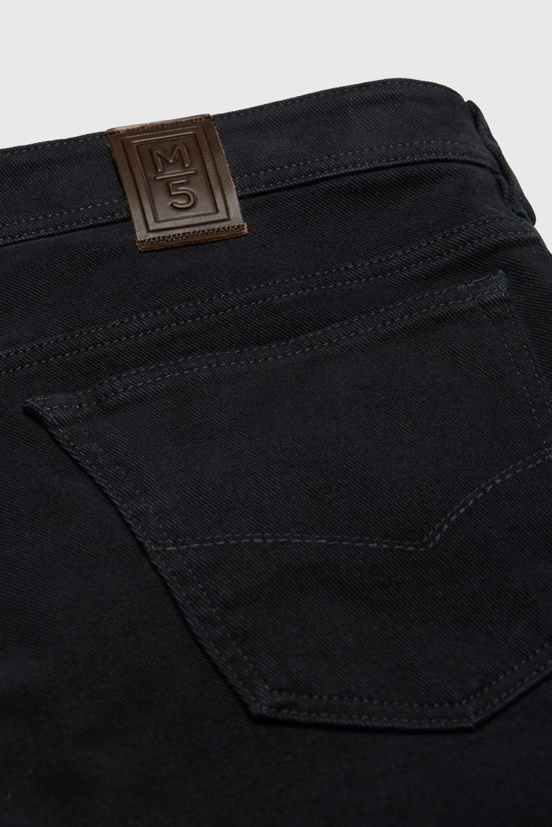 MEYER M5 Jeans – 6267 Modern Fit – Hand-Finished Organic Denim – Black - Image 5