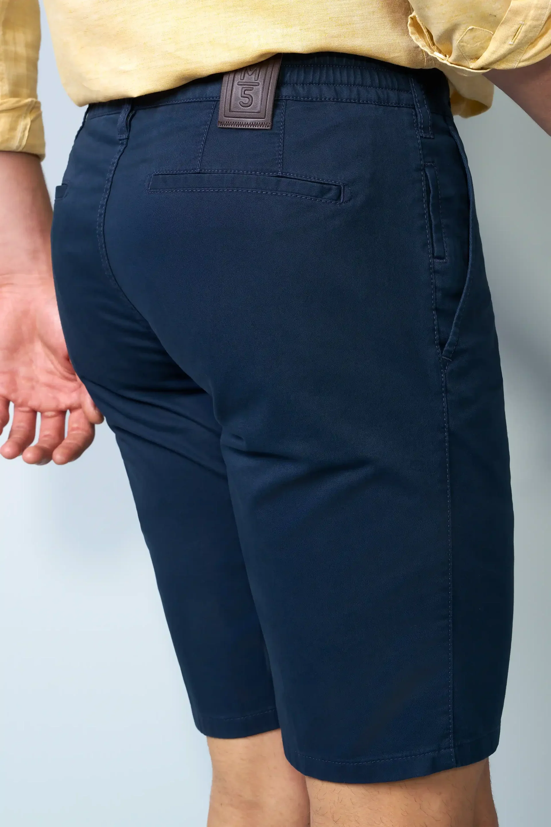 MEYER M5 Shorts - 6024 Modern Fit - Super Stretch Organic Cotton - Navy - Image 5