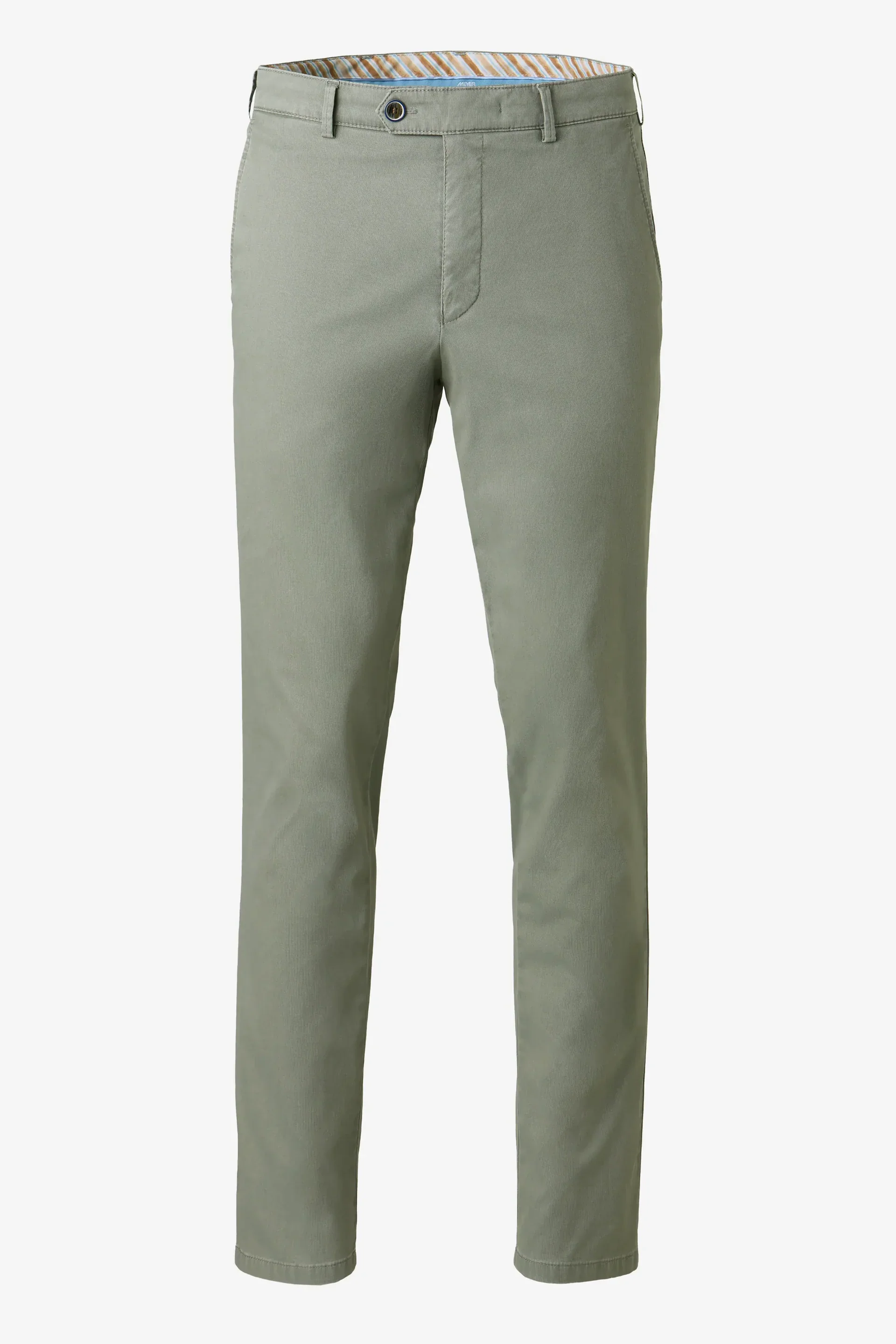 MEYER Roma Comfort Fit Chinos – 5080 Organic Cotton Stretch – Olive - Image 7