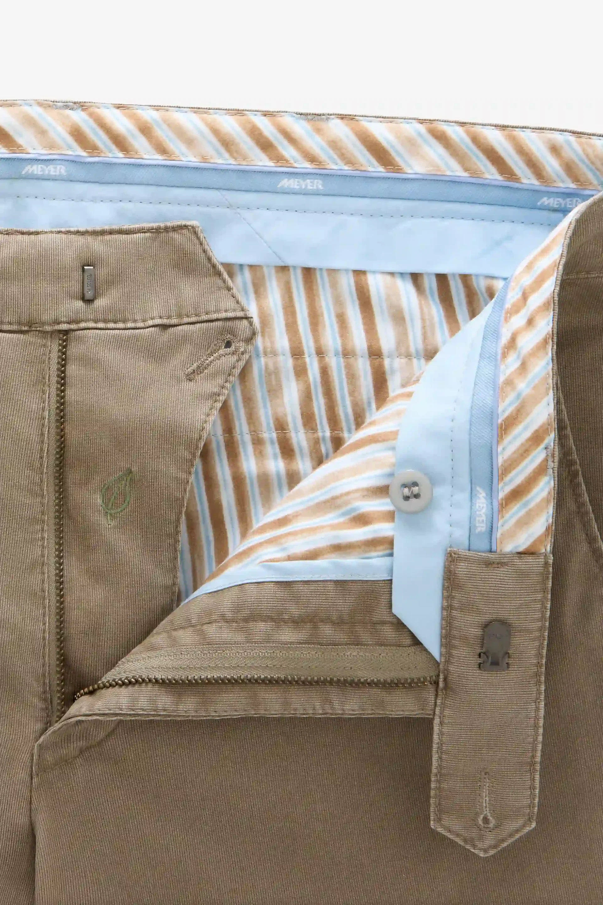 MEYER Roma Comfort Fit Chinos – 5080 Organic Cotton Stretch – Sand - Image 6