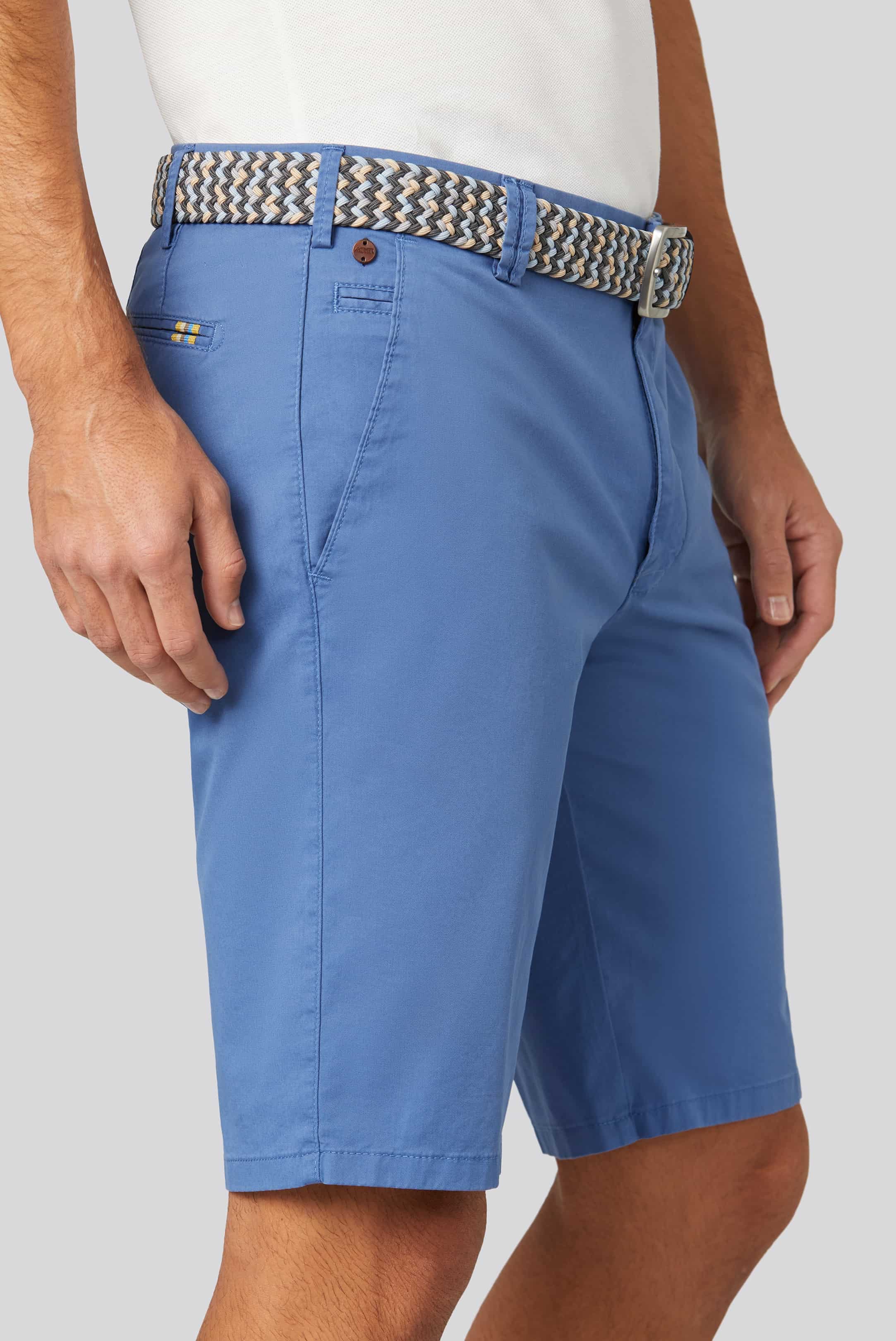 MEYER B-Palma Shorts - Men's Cotton Twill - Blue - Image 3