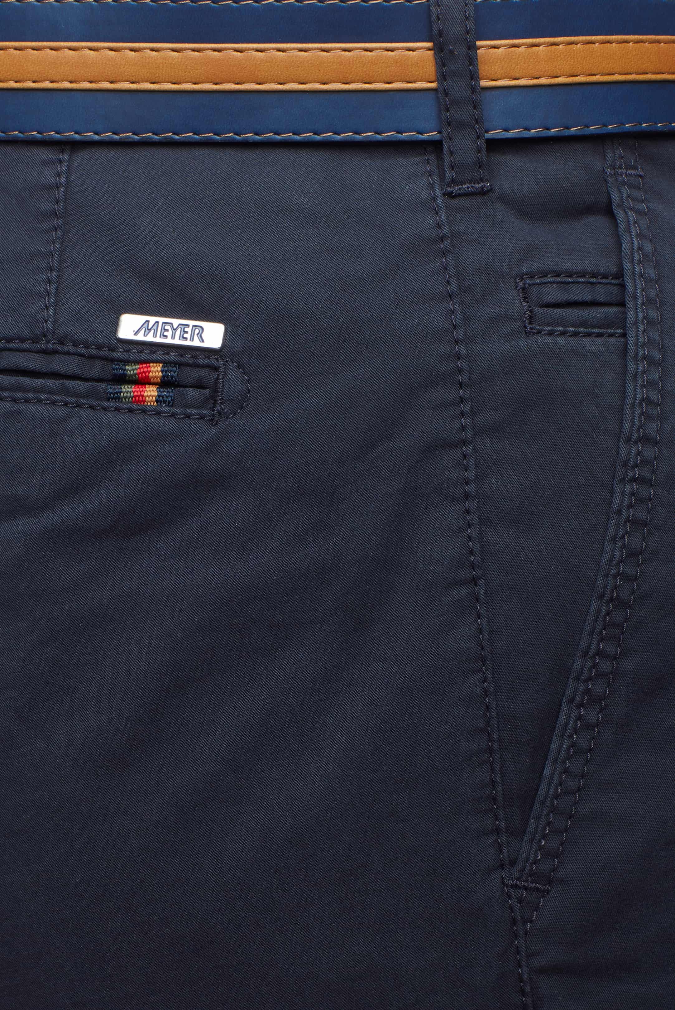 MEYER B-Palma Shorts - Men's Cotton Twill - Navy - Image 5