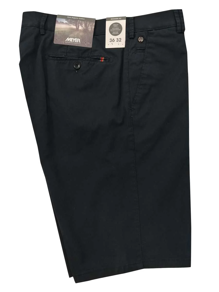 MEYER B-Palma Shorts - Men's Cotton Twill - Navy - Image 7