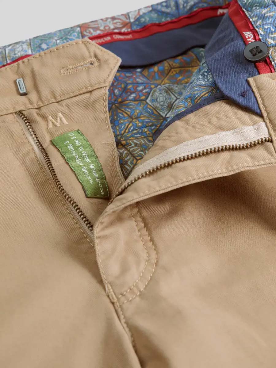 MEYER Roma Trousers - 316 Luxury Cotton Chinos - Camel - Image 6