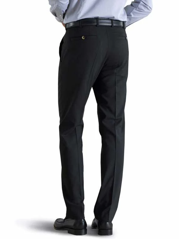 MEYER Roma Trousers - 344 Tropical Wool-Mix - Black - Image 5
