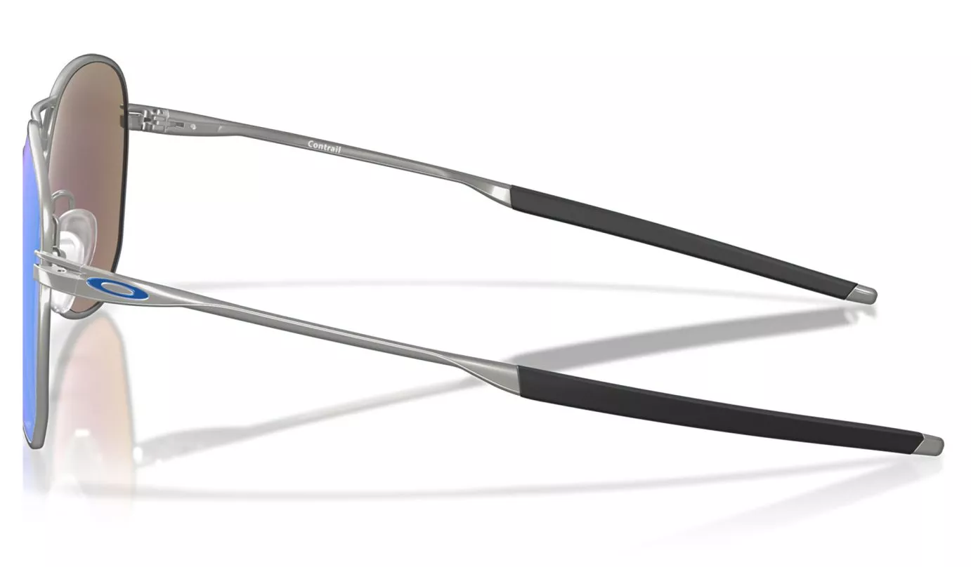 OAKLEY Contrail Sunglasses - Satin Chrome - Prizm Sapphire Lens - Image 2