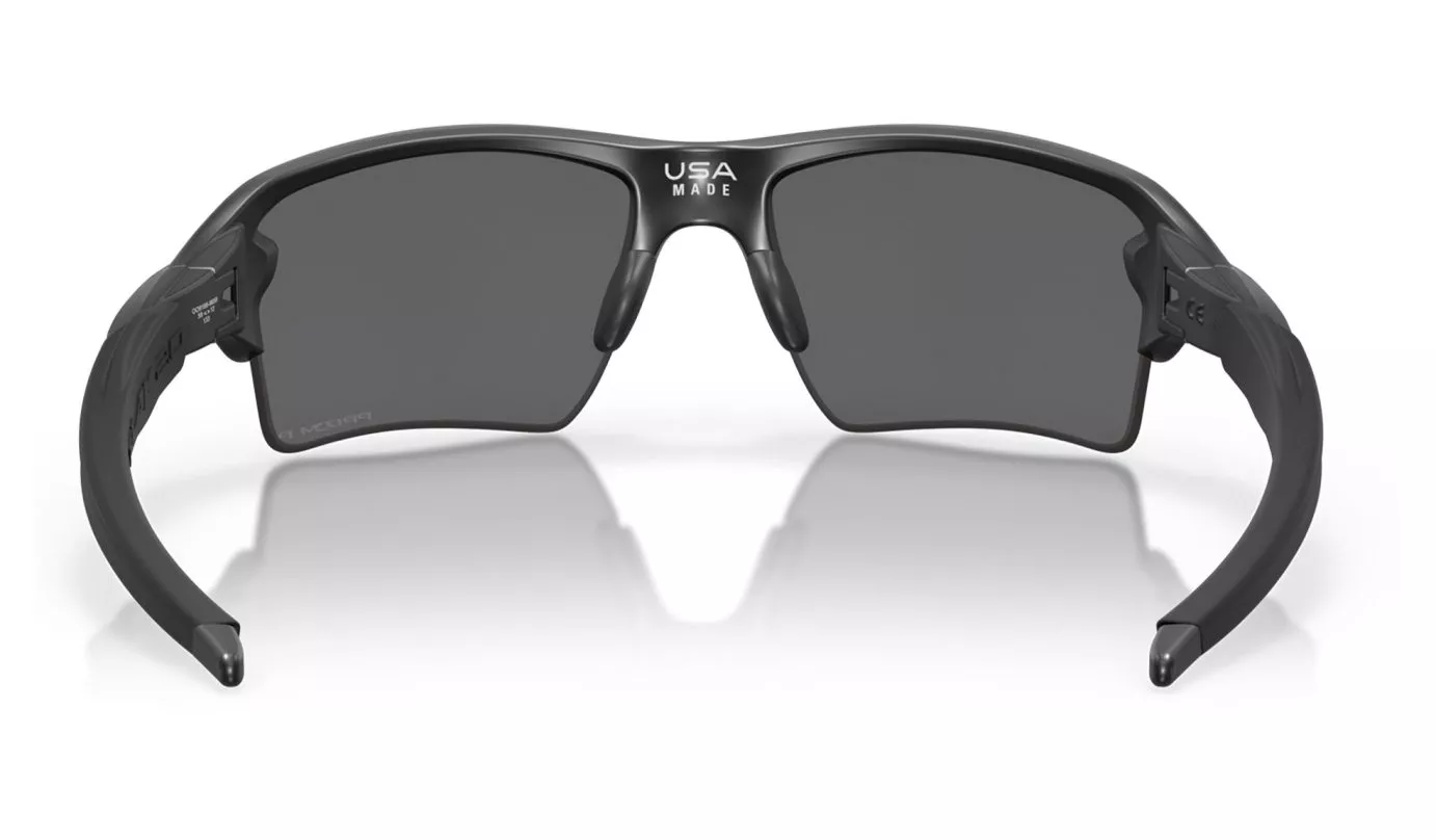 OAKLEY Flak 2.0 XL Sunglasses - Matte Black - Prizm Black Polarized Lens - Image 4