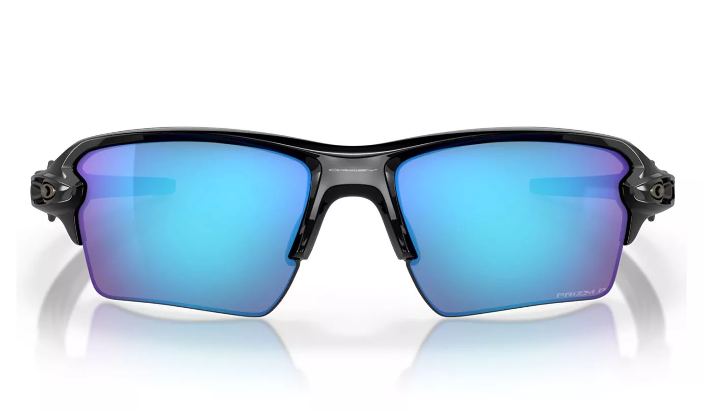 OAKLEY Flak 2.0 XL Sunglasses - Polished Black - Prizm Sapphire Polarized Lens - Image 3