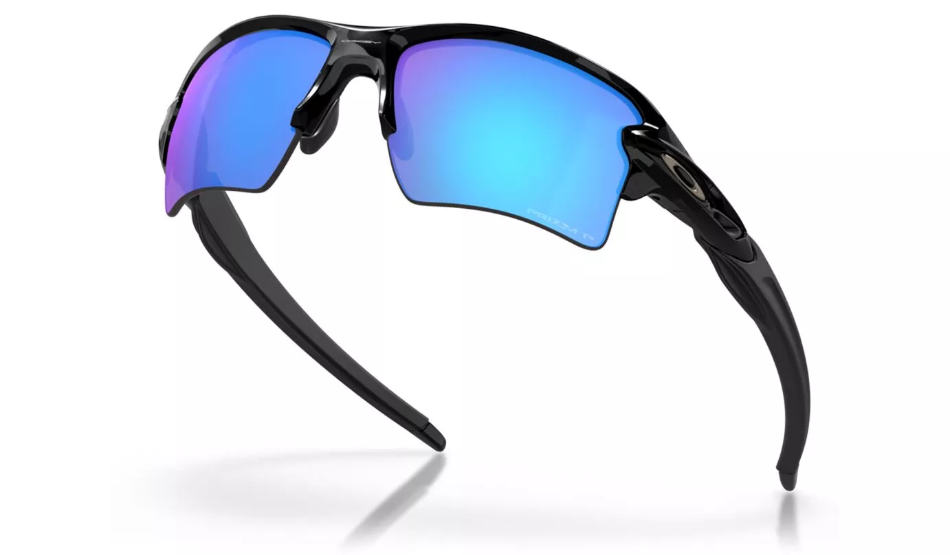 OAKLEY Flak 2.0 XL Sunglasses - Polished Black - Prizm Sapphire Polarized Lens - Image 5
