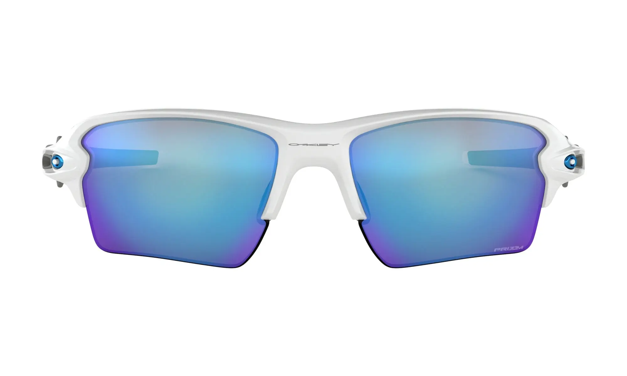 OAKLEY Flak 2.0 XL Sunglasses - Polished White - Prizm Sapphire - Image 3
