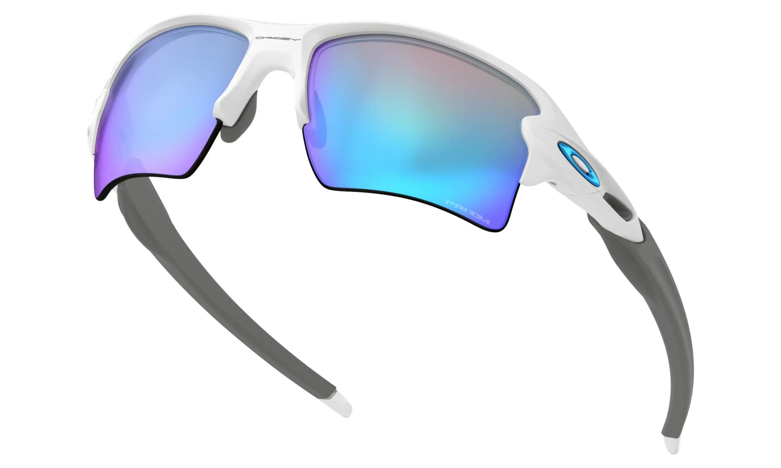 OAKLEY Flak 2.0 XL Sunglasses - Polished White - Prizm Sapphire - Image 5