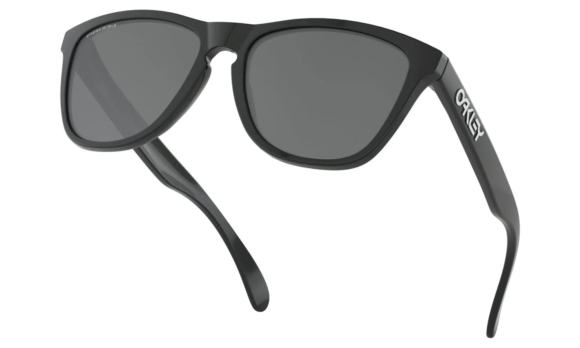 OAKLEY Frogskins Sunglasses - Polished Black - Prizm Black Lens - Image 5