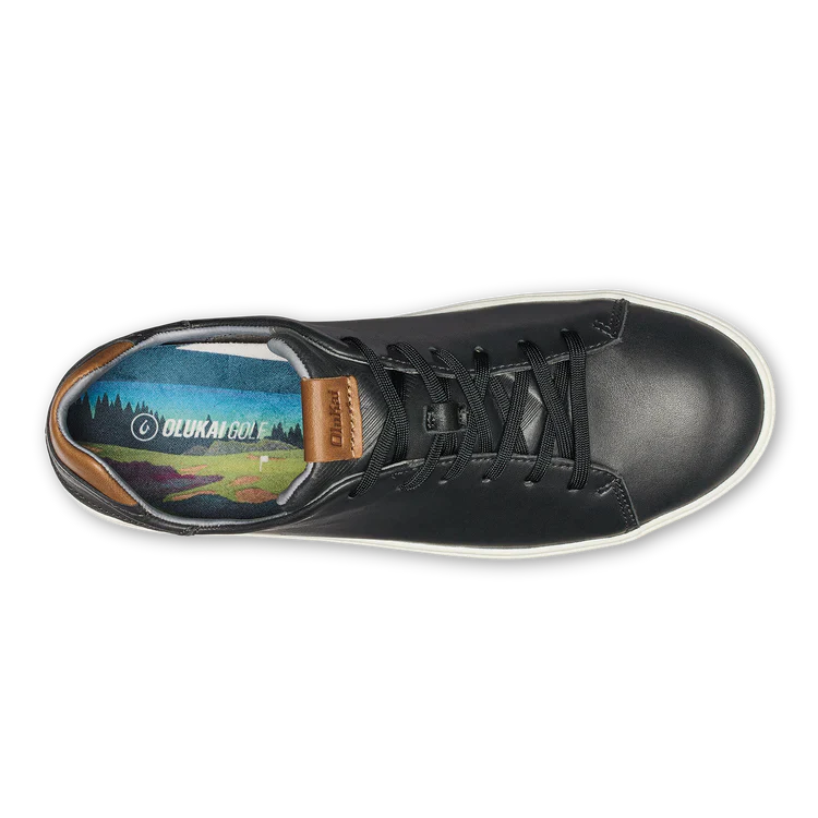OLUKAI Wai‘alae Men’s Golf Shoes – Lightweight Performance – Black - Image 7