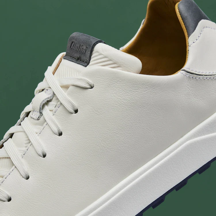 OLUKAI Wai‘alae Men’s Golf Shoes – Lightweight Performance – White - Image 7