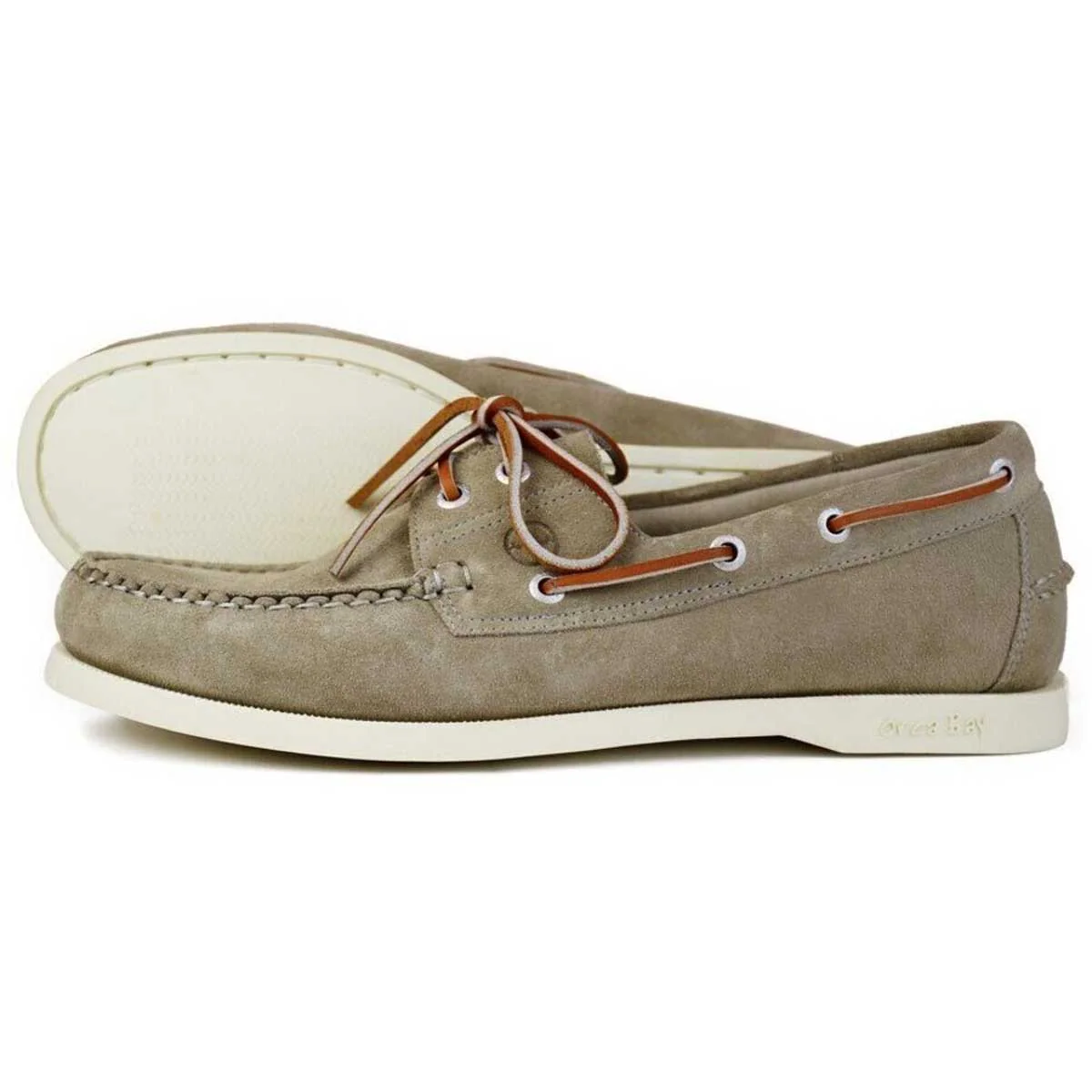 ORCA BAY Maine Leather Deck Shoes - Men's - Taupe