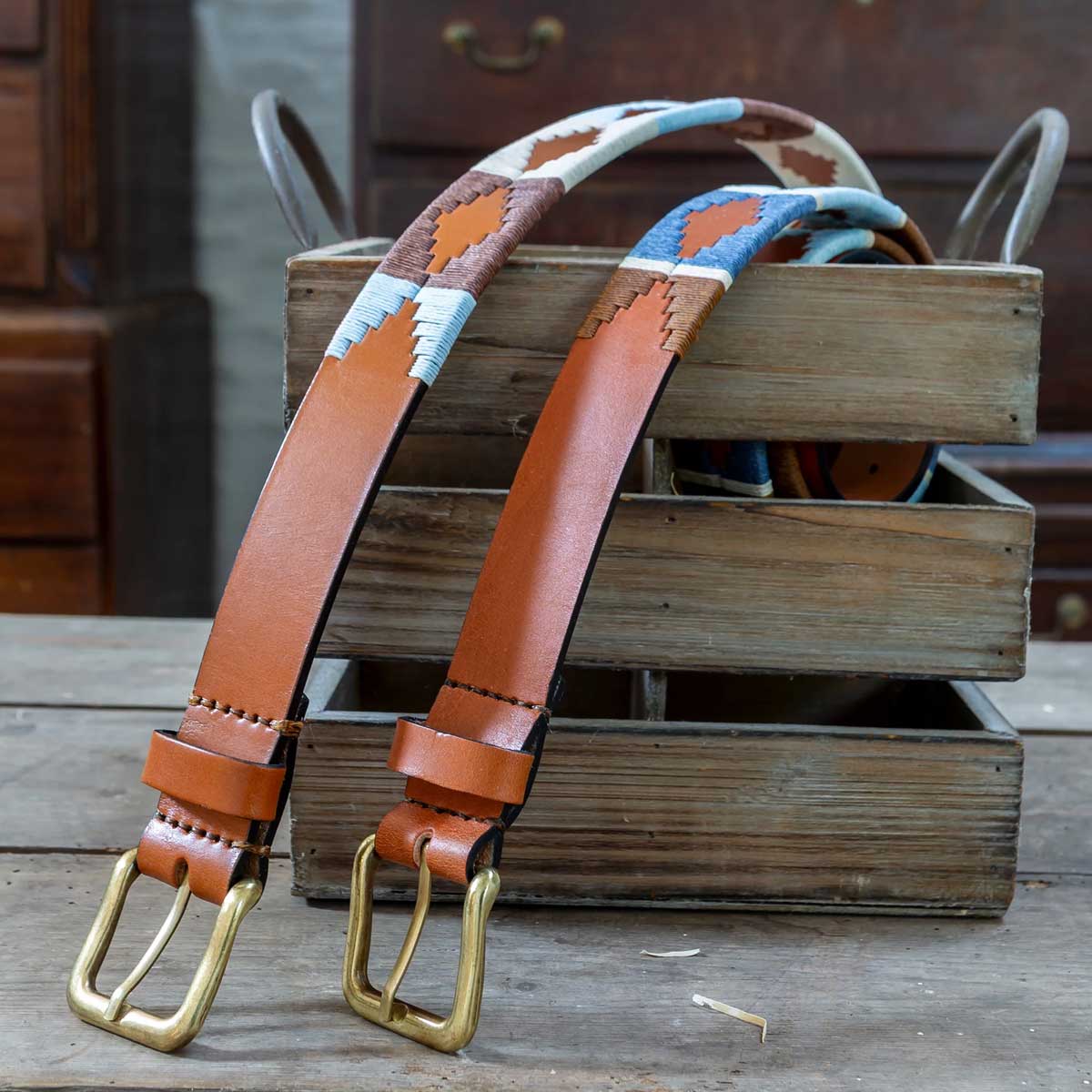 PAMPEANO Leather Polo Belt - Desierto - Image 2