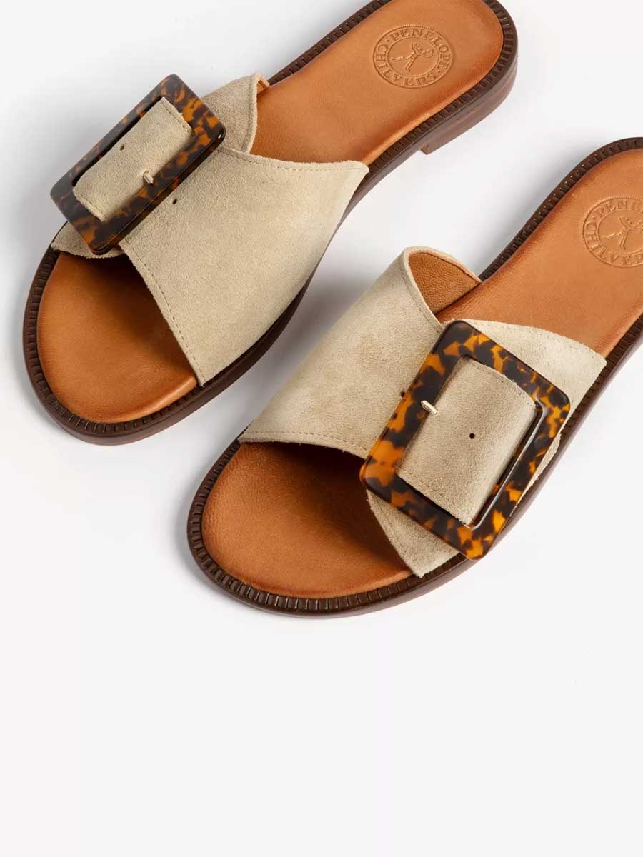 PENELOPE CHILVERS Biarritz Buckle Sandal - Women's - Camel - Image 3