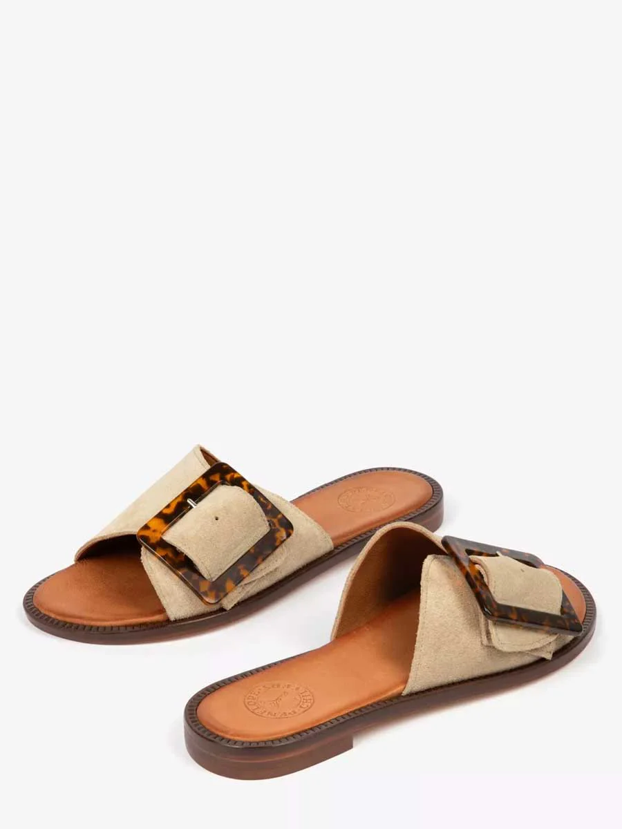 PENELOPE CHILVERS Biarritz Buckle Sandal - Women's - Camel - Image 5