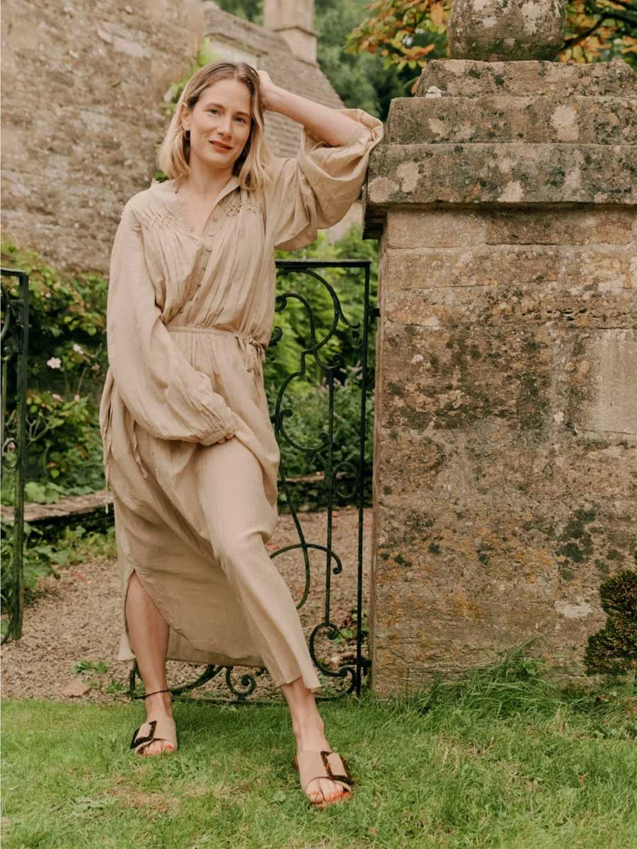PENELOPE CHILVERS Biarritz Buckle Sandal - Women's - Camel - Image 6