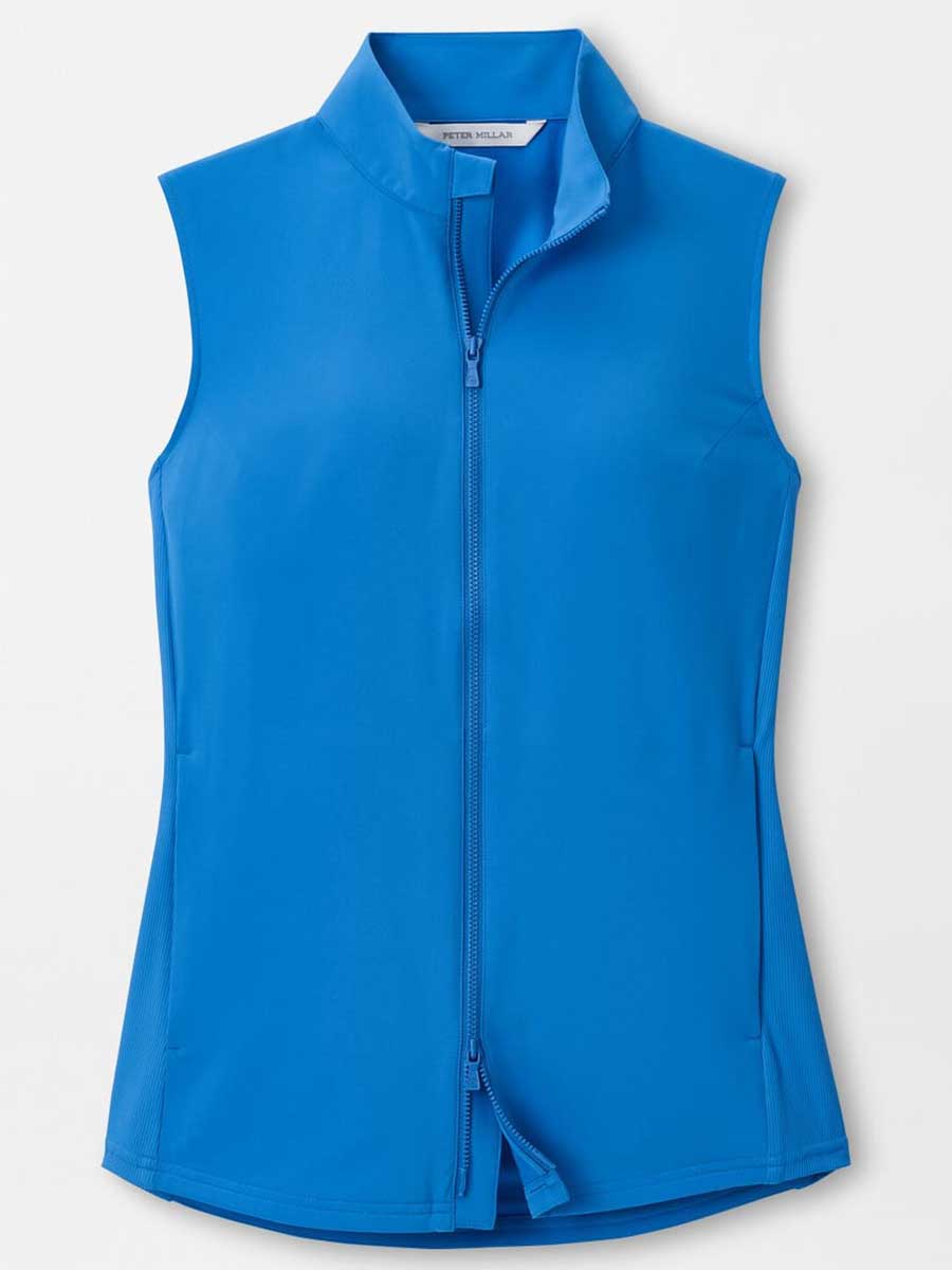 PETER MILLAR Dunes Gilet - Womens - Blue Starling