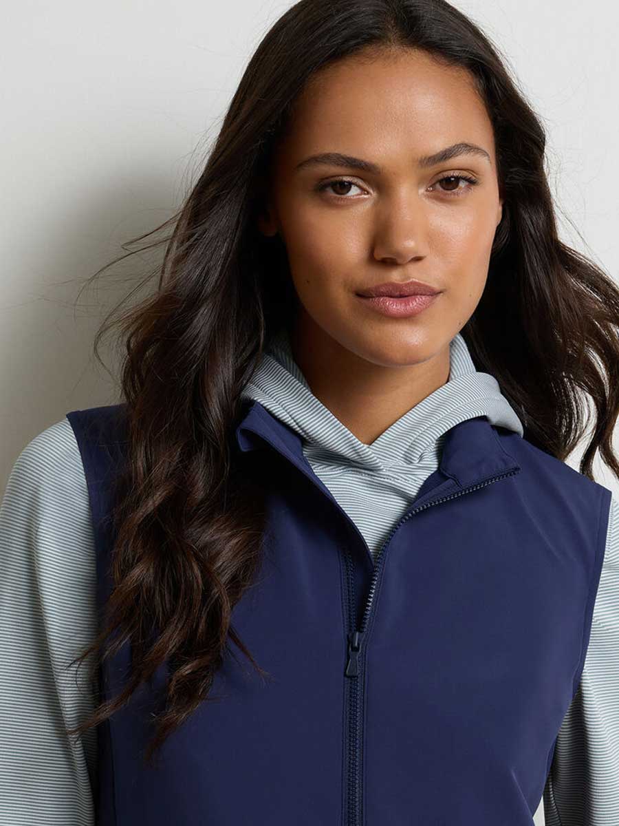 PETER MILLAR Dunes Gilet - Womens - Navy - Image 2