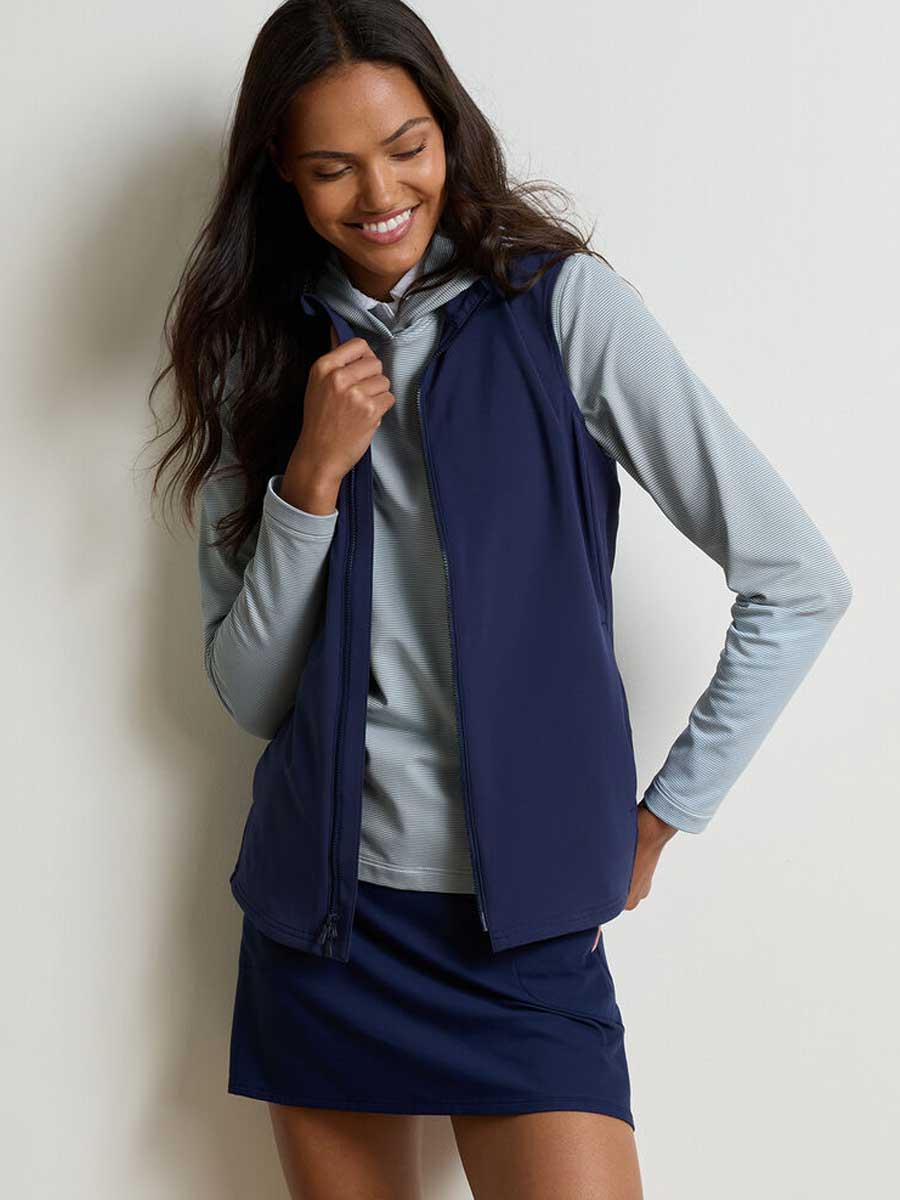 PETER MILLAR Dunes Gilet - Womens - Navy - Image 4