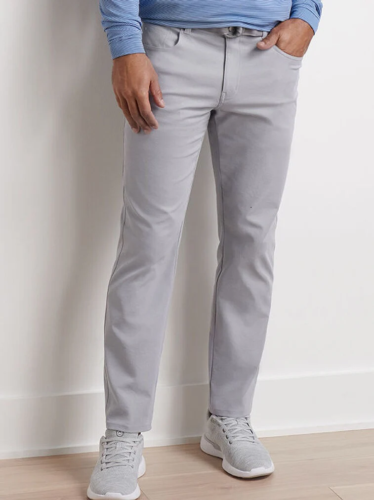 PETER MILLAR Eb66 Performance Five-Pocket Trousers - Men's Classic Fit - Gale Grey - Image 2