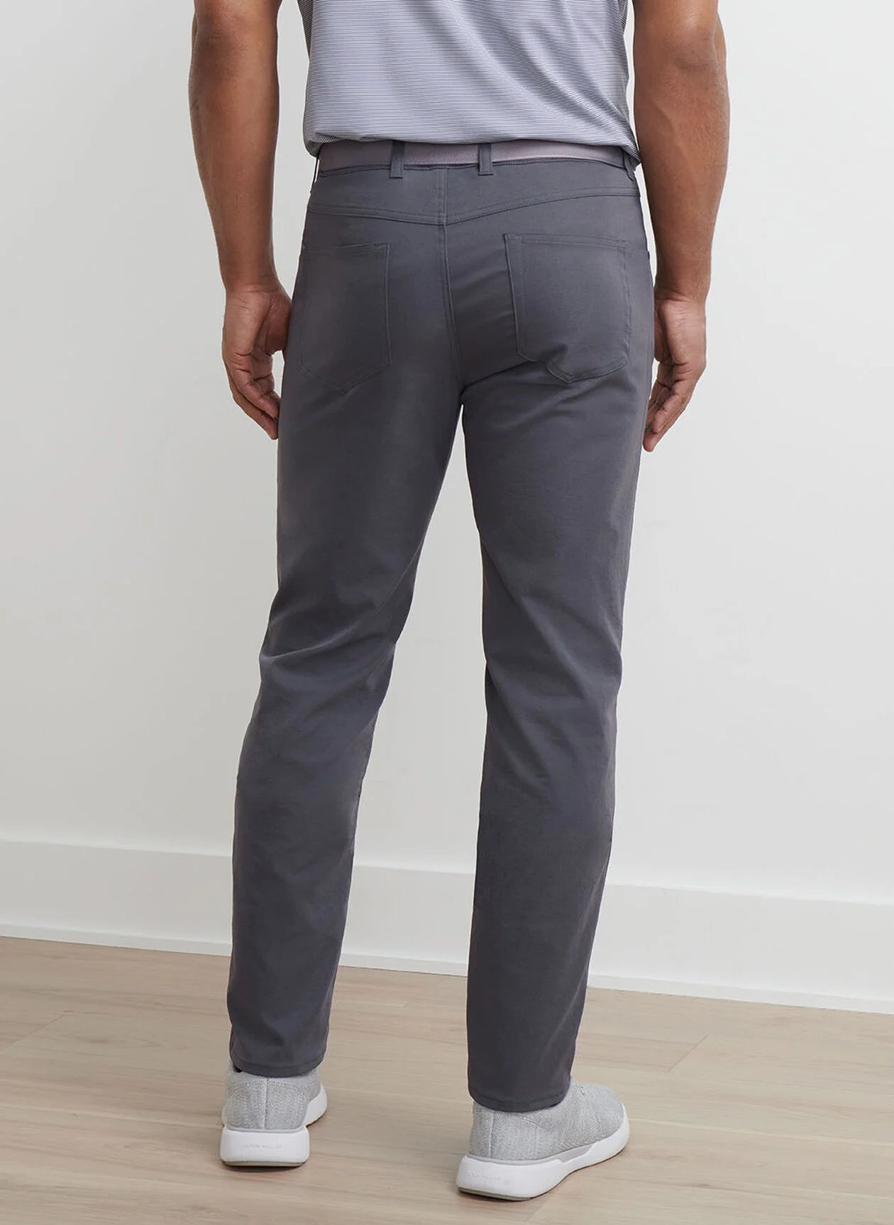 PETER MILLAR Eb66 Performance Five-Pocket Trousers - Men's Classic Fit - Iron Grey - Image 3
