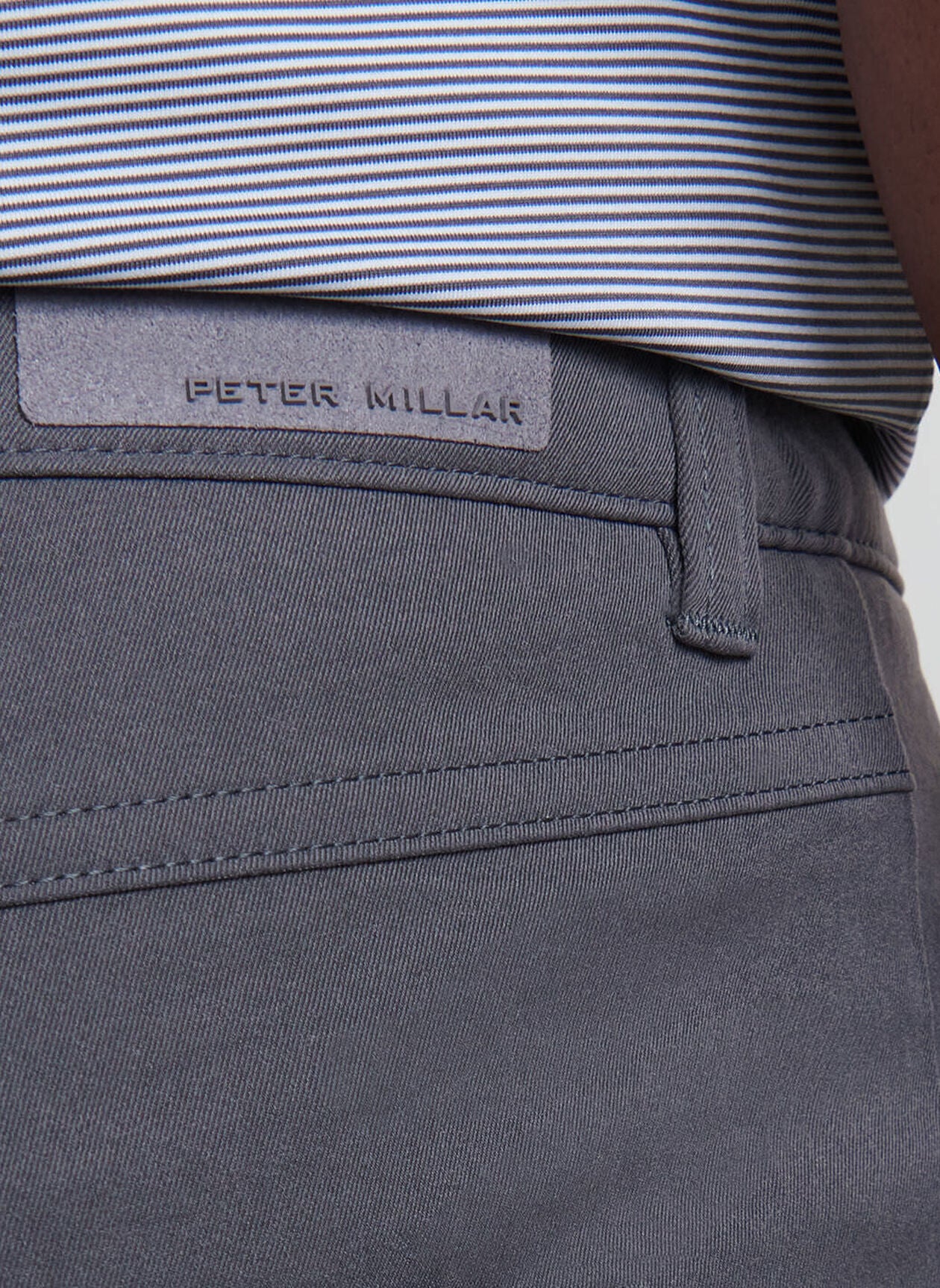 PETER MILLAR Eb66 Performance Five-Pocket Trousers - Men's Classic Fit - Iron Grey - Image 4