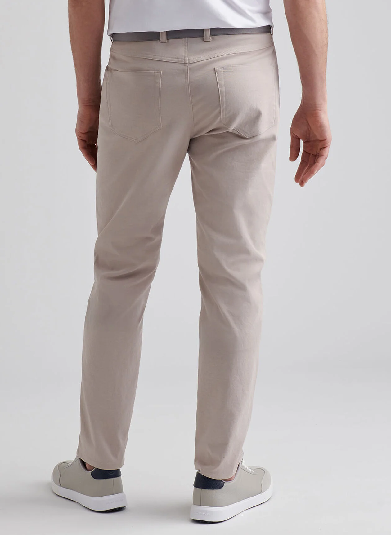 PETER MILLAR Eb66 Performance Five-Pocket Trousers - Men's Classic Fit - Khaki - Image 4