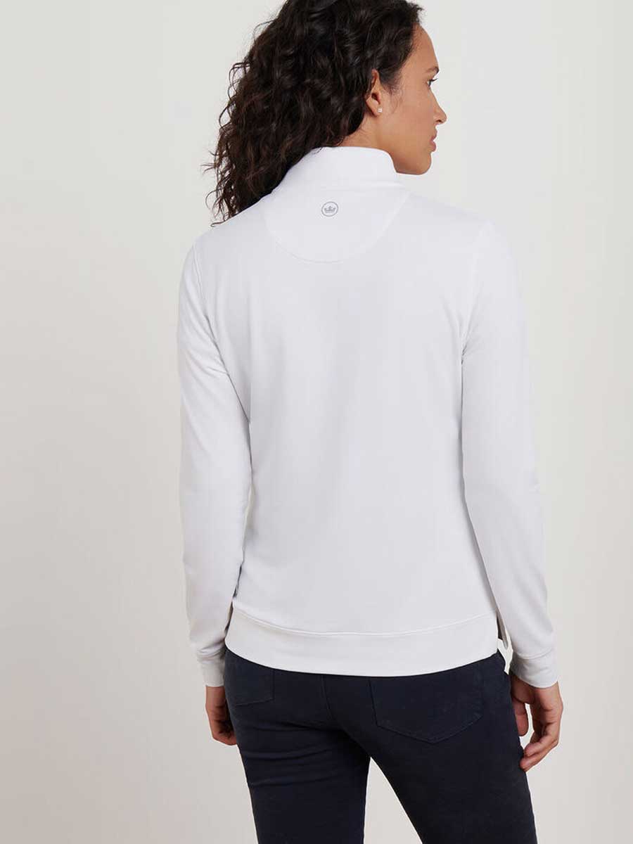 PETER MILLAR Essential Perth Pullover - Womens - White - Image 3