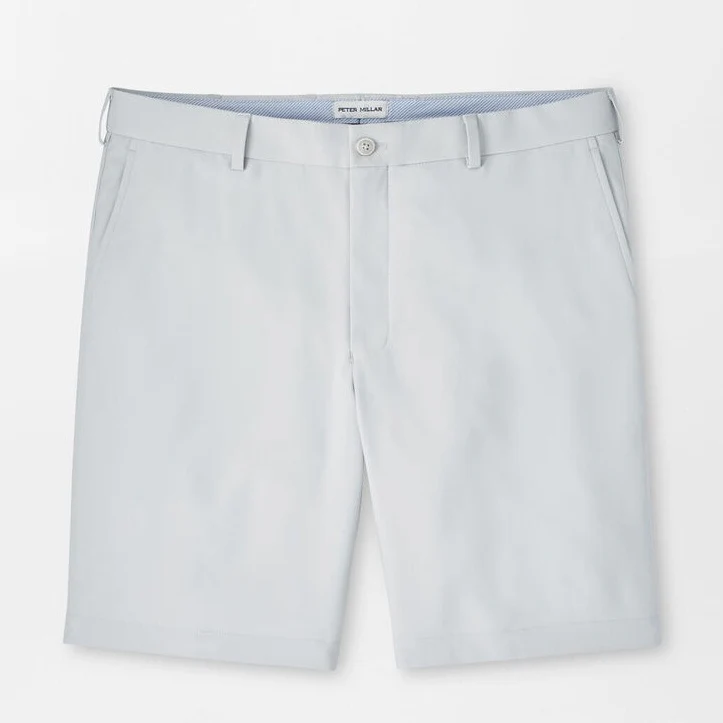 PETER MILLAR Salem Performance Shorts - Men's Classic Fit - British Grey