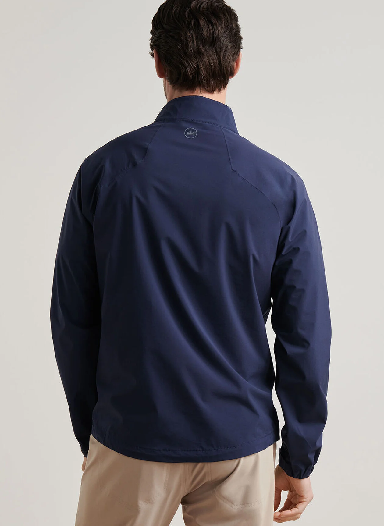 PETER MILLAR Shield Half-Zip Waterproof Rain Shell – Men’s – Navy - Image 3