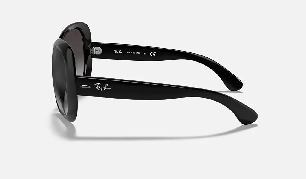 RAY-BAN Sunglasses Jackie Ohh II - Black Frame - Grey Gradient Lens - Image 2