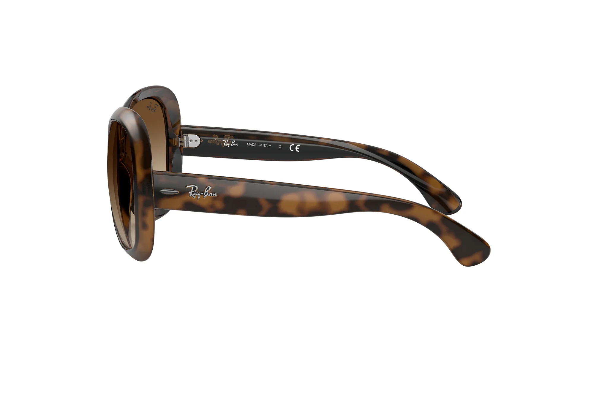 RAY-BAN Sunglasses Jackie Ohh II - Polished Havana Frame - Brown Gradient Lens - Image 2