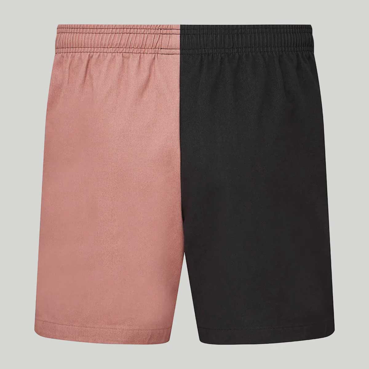 RIDGELINE Hose Down Shorts - Black / Dusky Pink - Image 3