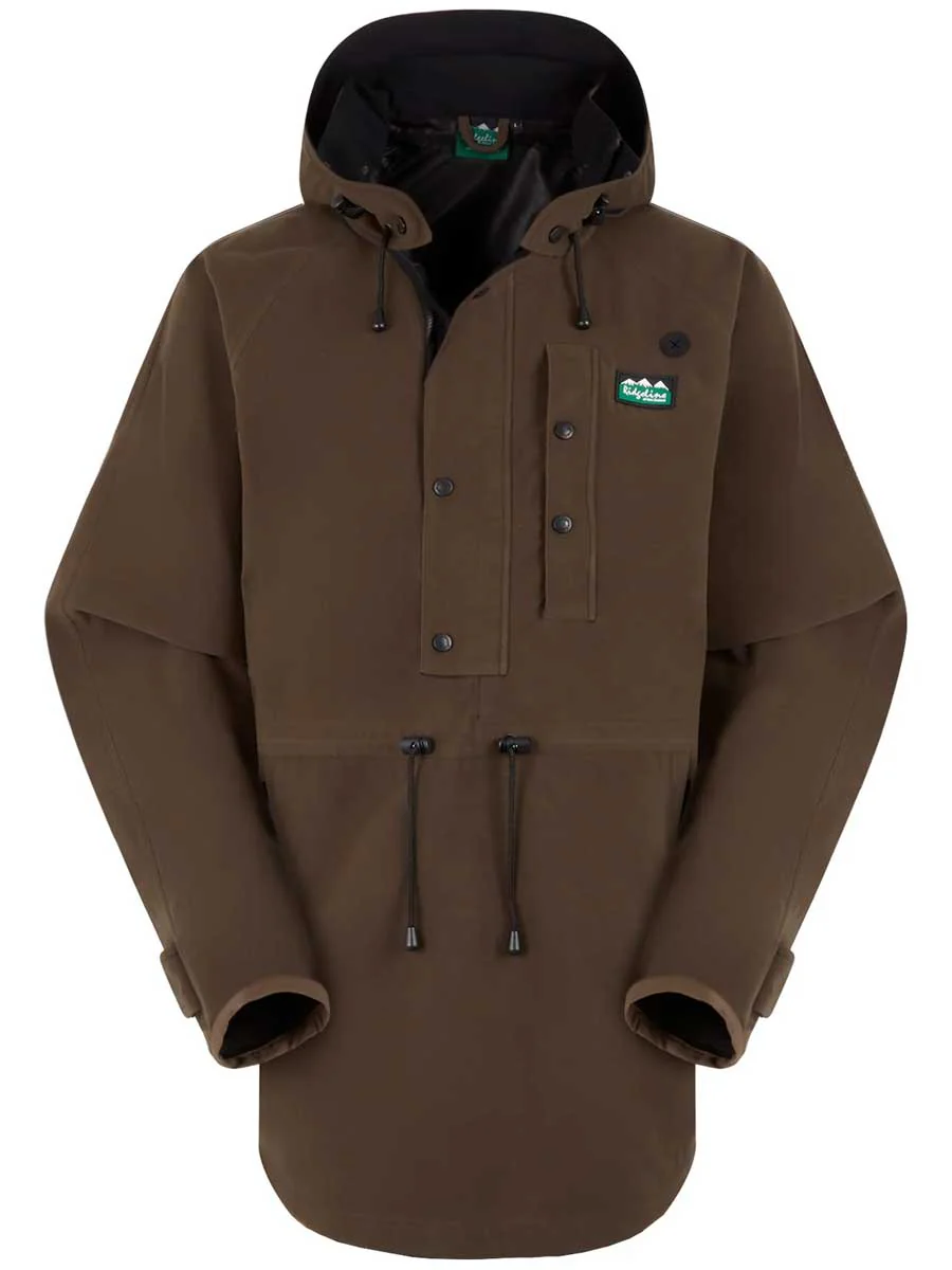 RIDGELINE Mens Monsoon Classic Smock - Bark - Image 5