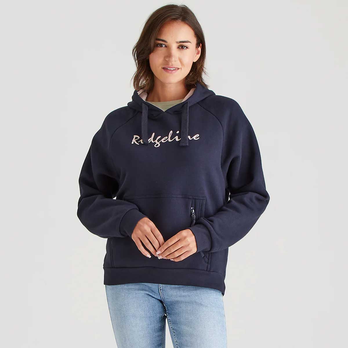 RIDGELINE Signature Hoodie - Womens - Navy